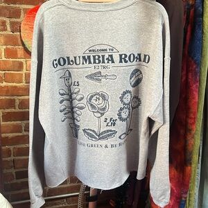 Vintage grey cropped sweater